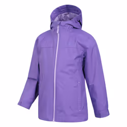 Mountain Warehouse Childrens/Kids Torrent Taped Seam Waterproof Jacket - 7-8 Years, Purple