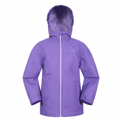 Mountain Warehouse Childrens/Kids Torrent Taped Seam Waterproof Jacket - 11-12 Years, Purple