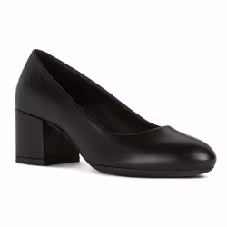 Geox Womens/Ladies D Eleana A Nappa Leather Court Shoes - 8 UK, Black