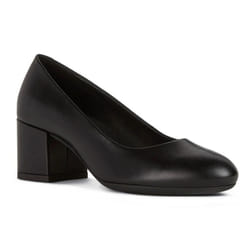Geox Womens/Ladies D Eleana A Nappa Leather Court Shoes - 8 UK, Black