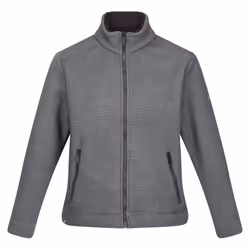 Regatta Mens Garrian II Full Zip Fleece Jacket - S, Storm Grey/Black
