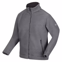 Regatta Mens Garrian II Full Zip Fleece Jacket - S, Storm Grey/Black