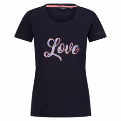 Regatta Womens/Ladies Filandra VIII Text T-Shirt - 10 UK, Navy