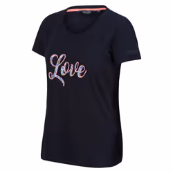 Regatta Womens/Ladies Filandra VIII Text T-Shirt - 10 UK, Navy