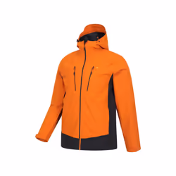 Mountain Warehouse Mens Bounds Waterproof Jacket - XS, Orange