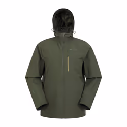 Mountain Warehouse Mens Brisk Extreme Colour Block Waterproof Jacket - XXS, Green