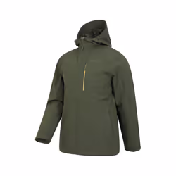 Mountain Warehouse Mens Brisk Extreme Colour Block Waterproof Jacket - XXS, Green