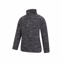 Mountain Warehouse Childrens/Kids Snowdonia Half Zip Fleece Top - 5-6 Years, Alloy Grey
