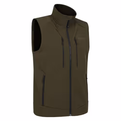 Mountain Warehouse Mens Radius Softshell Gilet - XS, Khaki Brown