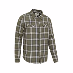 Mountain Warehouse Mens Clyde Checked Shirt - XS, Khaki Green