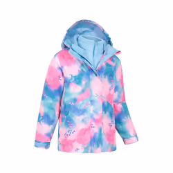 Mountain Warehouse Childrens/Kids Aries Printed 3 in 1 Jacket - 2-3 Years, Pink/Blue/Purple