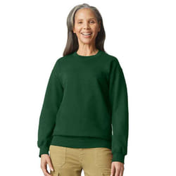 Gildan Unisex Adult Softstyle Fleece Midweight Sweatshirt - XXL, Forest Green