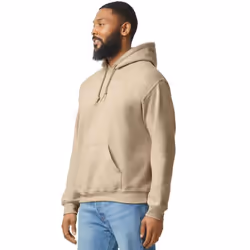 Gildan Mens Hoodie - 3XL, Sand