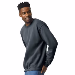 Gildan Mens Heavy Blend Sweatshirt - 3XL, Dark Heather
