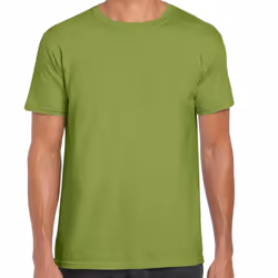 Gildan Mens Short Sleeve Soft-Style T-Shirt - 3XL, Kiwi