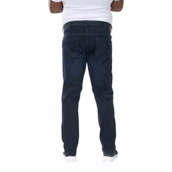 D555 Mens Daniel Tapered Leg Kingsize Jeans - 52L, Blue Black