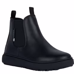 Geox Boys J Theleven B Leather School Shoes - 6 UK, Black