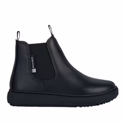 Geox Boys J Theleven B Leather School Shoes - 6 UK, Black