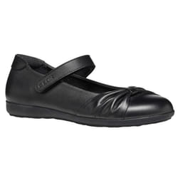 Geox Girls J Iberide F Leather School Shoes - 1.5 UK, Black