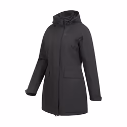 Mountain Warehouse Womens/Ladies Rain On Waterproof Padded Jacket - 20 UK, Black