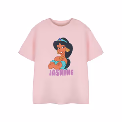 Princess Girls Jasmine Short-Sleeved T-Shirt - 3-4 Years, Pink
