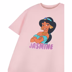 Princess Girls Jasmine Short-Sleeved T-Shirt - 7-8 Years, Pink