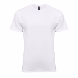 Gildan Mens Plain T-Shirt - M, White