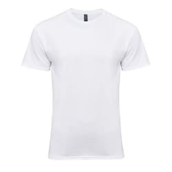 Gildan Mens Plain T-Shirt - XXL, White
