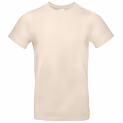 B&C Collection Mens T-Shirt - S, Natural