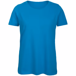B&C Womens/Ladies Organic T-Shirt - S, Atoll Blue