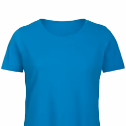 B&C Womens/Ladies Organic T-Shirt - S, Atoll Blue