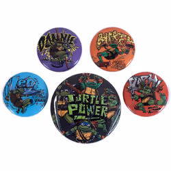 Teenage Mutant Ninja Turtles Button Badge Set