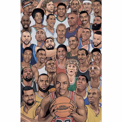 Legends Collection Basketballs Greatest Poster