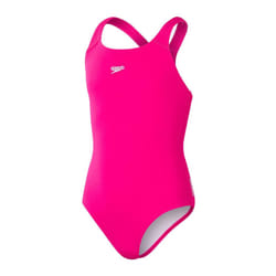 Speedo Girls Medalist Endurance+ One Piece Swimsuit - 5-6 Years, Pink