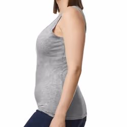 Gildan Womens/Ladies Softstyle Plain Tank Top - 14 UK, Sports Grey
