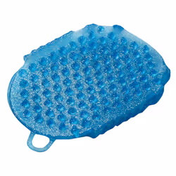 Roma Glitter Double Sided Horse Massage Mitt - One Size, Blue