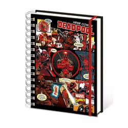 Marvel Comics Here Comes Deadpool A5 Wirebound Notebook