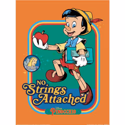 Pinocchio No Strings Attached Print