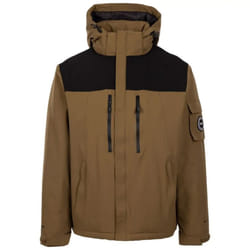 Trespass Mens Jenkins DLX Padded Jacket - L, Dark Olive
