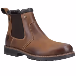 Cotswold Mens Leafield Leather Chelsea Boots - 8 UK, Tan