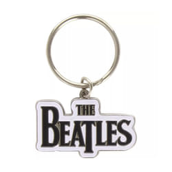 The Beatles Drop T Logo Enamel Keyring