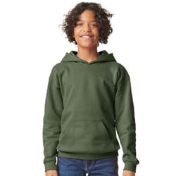 Gildan Childrens/Kids Soft Touch Midweight Hoodie - XS, Military Green