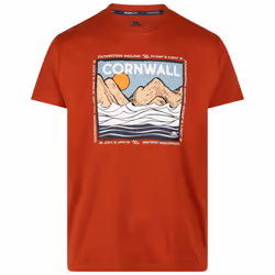 Trespass Mens Vellay T-Shirt - XL, Salsa