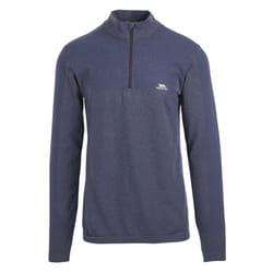 Trespass Mens Timson Seamless Active Top - S, Navy Marl