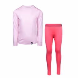 Trespass Childrens/Kids Alec Base Layer Set - 3-4 Years, Rose