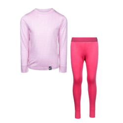 Trespass Childrens/Kids Alec Base Layer Set - 3-4 Years, Rose