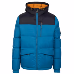 Trespass Mens Erris Down Jacket - XXL, Bondi Blue