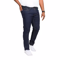 Duke Mens Cedric Stretch Tapered Jeans - 32XL, Indigo