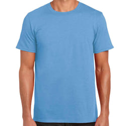 Gildan Mens Short Sleeve Soft-Style T-Shirt - 3XL, Carolina Blue