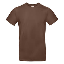 B&C Collection Mens T-Shirt - S, Chocolate